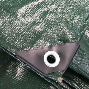 ヘビーデューティーポリタープ15x25フィート10ミル厚防水UVブロッキング保護PEカバーリバーシブルグリーン防錆グロメット - Product Image 5