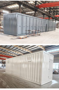ห้องจ่ายไฟฟ้าสำเร็จรูปแบบโมดูลาร์สำหรับแผงโซลาร์เซลล์ชนิดตู้แบบยุโรป พร้อมติดตั้งล่วงหน้า ZY We Pr - Product Image 5