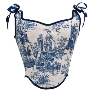 Corsé medieval vintage para mujer, top tipo bustier con encaje y varillas, transpirable, entrenador de cintura, control de abdomen, chaleco corto - Product Image 5