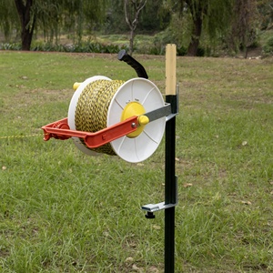 Carrete de Cuerda <span class=keywords><strong>Electrificada</strong></span> Resistente a los Rayos UV con Bloqueo para Granja - Carrete de <span class=keywords><strong>Cerca</strong></span> Eléctrica con Engranaje 3:1 - Product Image 2