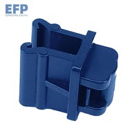 Clip de fixation de câble solaire noir certifié, autobloquant, en nylon PA66 et acier, type clou circulaire, pour bord de module solaire