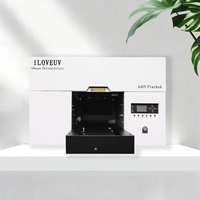Impresora UV Plana A3 de Escritorio 1H I3200 DX7 Pequeña de 30cm con Posicionamiento por IA, Escaneo e Impresión