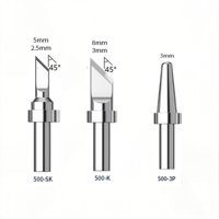 Kit de 3 pointes de fer à souder Vaster Série 500, comprenant des pointes coniques de type couteau 500-SK/K, sans plomb, pour les amateurs et le bricolage