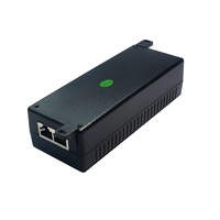 Haute qualité 1000M injecter Ethernet injecteur 60W 1 + 1 câble en cuivre RJ45 Ports AC PoE injecteur IEEE802.3af PoE injecteur adaptateur