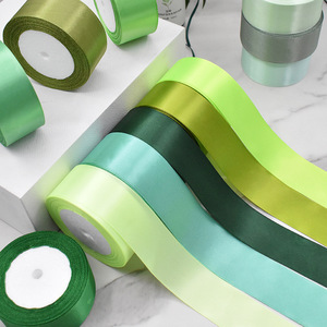 Tốt Nhất Người Bán Bán Buôn 4Cm * 25y Rắn Màu Polyester Satin Ribbon Cuộn Quà Tặng Bao Bì Baking Lễ Cưới Trang Trí Băng - Product Image 3