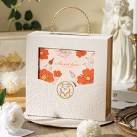 Emballage alimentaire vide en papier jetable avec logo personnalisé emballage de mariage de noix séchées emballage de bonbons paquets cadeaux de fruits secs boîte de Diwali