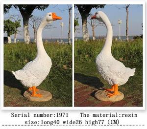 Customizable Joyful Porch Goose Statue Cygnus Big Resin <strong>Garden</strong> Lawn Yard DecorSculptureHigh Figurine <strong>Duck</strong> Indoor and Outdoor - Product Image 5