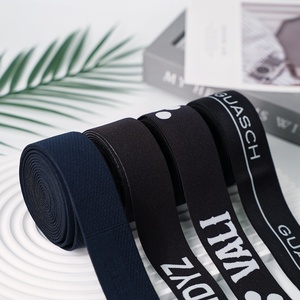 Cinta de Tela Jacquard con Logotipo Personalizado para Accesorios de Ropa, Cinta Elástica y No Elástica para Cintura, para Prendas y Bolsos - Product Image 1