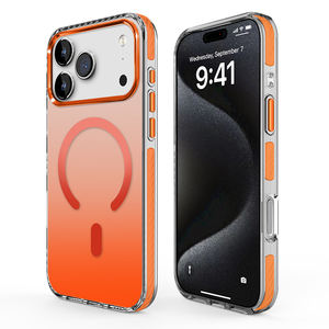 Nuevo <span class=keywords><strong>Lanzamiento</strong></span> para la Serie 12promax, Funda Acrílica Estilo Ins, Color Degradado, Bisel Magnético Metálico para Cámara, Lujo, Resistente a Golpes, de Fábrica - Product Image 1