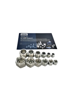 64 pièces. Kit de bouchons noirs ORFS Kit d'adaptateurs pour joints Kits de raccords hydrauliques Acier au carbone galvanisé plus facile à transporter - Product Image 4