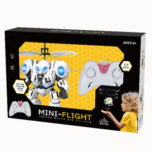 Flying Radio Control de carga de inducción infrarroja helicóptero de modo dual mango Control remoto Robot Juguetes - Product Image 2