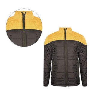 Premium Quality Men's High Street Winter Jackets Quality Custom Label <b>Canvas</b> Stand Collar Winter Zipper Closure Reversible - Product Image 5