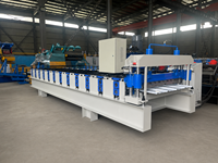 Machine de formage de tôles trapézoïdales automatique à commande PLC 220V/380V, épaisseur 0,3-0,8 mm pour panneaux de toiture métalliques - Vente chaude