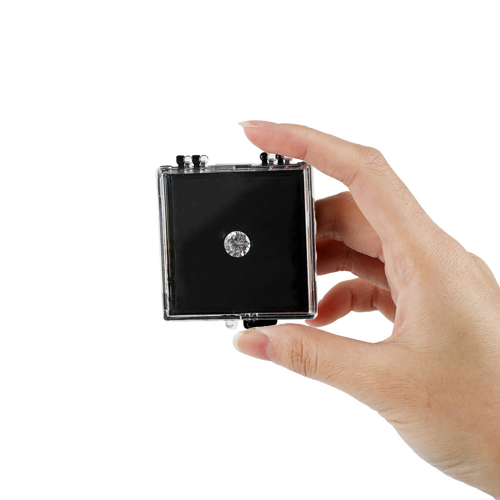 Dessus transparent et dessous noir