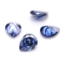 Zircone cubique de haute qualité, taille poire, couleur spéciale, 2x3mm-10x14mm, Tanzanite / Vert / Bleu aqua / Marron pour bijoux