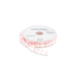 Nastro in Tessuto con Motivo a Quadri Madrid, Larghezza 2,5 cm, Lunghezza 91 m - Product Image 1