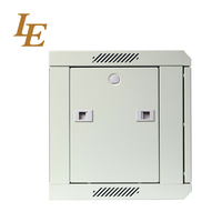 Armoire serveur murale blanche de 19 pouces avec protection IP20 et construction en acier SPCC