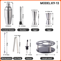 Support de cadre circulaire rotatif personnalisable en acrylique, fabrication directe en usine, accessoires de bar en acier inoxydable 304, outils portables