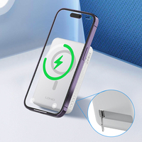 LDNIO PQ16 Nouvelle Batterie Externe Portable 10000 mAh, Mini Power Bank Magnétique sans Fil en Métal pour Tous les Téléphones