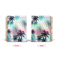 Agenda personnalisé imprimé en couleur, carnet de budget, journal, couverture en papier A6, planificateur à spirale, agenda hebdomadaire et quotidien