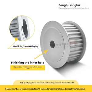 SH-HTPA22S5M100-A-P-d7 Flat <strong>Belt</strong> Tooth Synchronous Wheel <strong>Pulley</strong> <strong>Motor</strong> Wheel 7-18mm Bore Diameter in Stock S5M Timing <strong>Pulley</strong> - Product Image 2