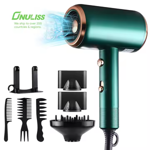 Ménage professionnel 1800W haute puissance Salon sèche-cheveux Ion négatif vent chaud et froid une étape sèche-cheveux personnalisé pour le <span class=keywords><strong>voyage</strong></span> - Product Image 1