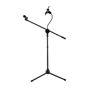 Wholesale Adjustable Height Black Microphone Stand Floor Tripod Microphone Stand