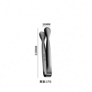 Kitchen 304 Stainless Steel <b>Clips</b> Ice Sugar Cube <b>Clips</b> Ice Cube Bucket <b>Clips</b> Food Snack Tongs Thickened Multi-Purpose Tong - Product Image 6