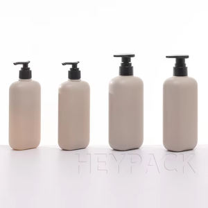 Marca Heypack, venta al por mayor, botella para mascotas ovalada cosmética de plástico PCR 100% ecológica personalizada con tapa de bomba - Product Image 4