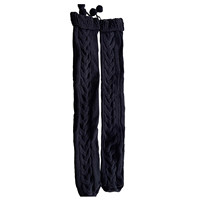 Chaussettes hautes en tricot torsadé avec pompon, épaisses et longues, pour femme, hiver 2026