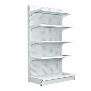 Gondola kệ cửa hàng tạp hóa giá siêu thị kệ cửa hàng bán lẻ sản phẩm hiển thị Kệ hai mặt kim loại 10 Bộ CN; súng - Product Image 2