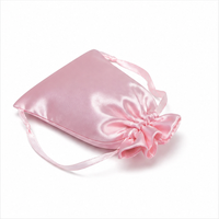 Sac cadeau personnalisé en satin avec cordon de serrage pour bijoux, cadeaux de mariage et emballage de petits produits de luxe
