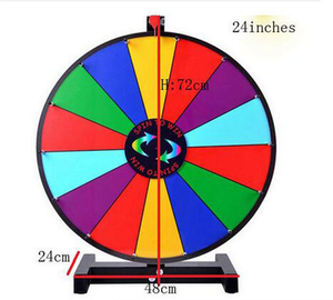 Rueda giratoria de metal para mesa de 24 pulgadas con soporte Fortune Win Game - Product Image 3