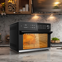 Nouvelle Friteuse à Air Électrique Multifonctionnelle 2025 avec Contrôle Numérique Intelligent, Grande Capacité 30L, Sans Huile, Affichage LCD, pour Usage Domestique