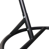 Fauteuil suspendu de style nordique, chaise balançoire en rotin respirant avec coussin antidérapant, chaise balançoire de jardin pour adultes