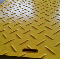 Vente en gros de feuilles de plastique HDPE Construction temporaire Tapis de route Pavés en PE pour piste, sol de protection du sol