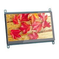 7 inç IPS Panel Kapasitif Dokunmatik Ekran Taşınabilir Monitör 102x600 LCD Uyumlu Raspberry Pi 3 5 Model B+ Mini Touch