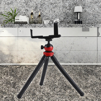 Soporte Ajustable y Flexible para Teléfono con Cámara, con Cabezal Giratorio de 360°, Trípode Flexible y Portátil para Cámara DJI Action