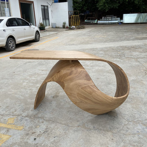 Bắc Âu sáng tạo sang trọng độc đáo hình nhà hàng bàn ăn đồ nội thất phòng ăn rắn Gỗ Nhà Bếp bàn ăn - Product Image 2