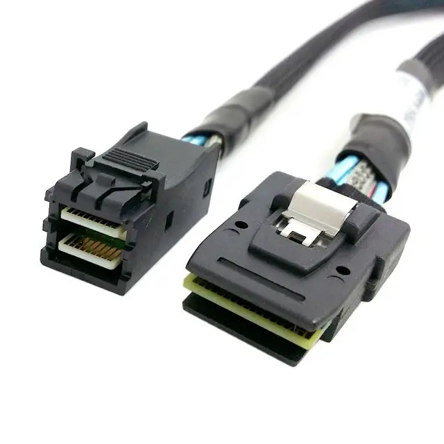 Vision 50cm internal Mini SAS SFF8087 to HD Mini SAS SFF8643 cable in stock