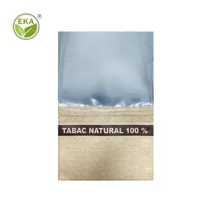 Wholesale Plastic Matte Finish Cigar Wraps Packaging Small Beverage Organic Plant Film Label Loose Leafs Zipper Roll Tobacco Bag