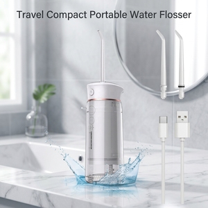 Mini <span class=keywords><strong>Irrigador</strong></span> Bucal Portátil Recargable USB, Inalámbrico, Impermeable, para Viajes, Hilo <span class=keywords><strong>Dental</strong></span> Eléctrico, IPX7, <span class=keywords><strong>Irrigador</strong></span> Oral Mejorado - Product Image 1