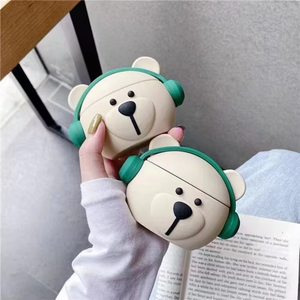 Vente flash - <span class=keywords><strong>Coque</strong></span> en silicone souple 3D avec personnages de dessins animés mignons pour Airpod standard pour étui Apple <span class=keywords><strong>Airpods</strong></span> - Housse de protection 3D de dessin animé - Product Image 5