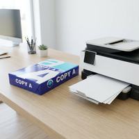 Papier A4 Copie Prix Usine 70g 80g 500 Feuilles 100% Pâte de Bois Vierge Blanc Papier Imprimante Économique