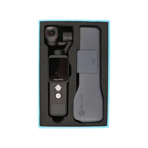 JHD FeiyuTech Feiyu <span class=keywords><strong>Pocket</strong></span> <span class=keywords><strong>2</strong></span> Handheld 3-Axis Gimbal Estabilizado Video Action <span class=keywords><strong>Camera</strong></span> 130 ° View 12MP Photo 4X Zoom Micrófono impermeable - Product Image 5
