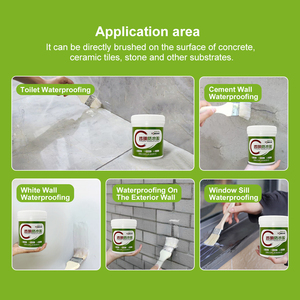 Transparante acryl waterdichte lijm voor buitenmuren, badkamers, buiten- en dakreparatie van scheuren en lekkages - 100% waterdichte kleefstof - Product Image 6