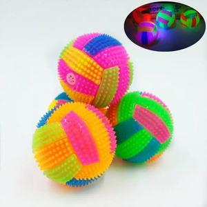 Eco-Friendly Plastic Glowing <b>LED</b> <b>Ball</b> Chew Toy for Small Dogs & Cats-Interactive Molar Toy - Product Image 2