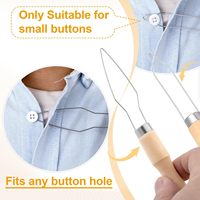 Dispositif d'aide à la fermeture éclair et aux boutons, portable et durable, pour personnes âgées - Outil d'aide à l'habillage à une main