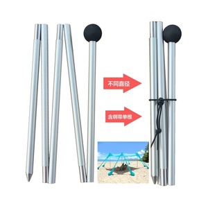 Aluminum Alloy <b>Tent</b> <b>Pole</b> 6061 19mm Lightweight Round For Tarp Sunshade Outdoor Use - Product Image 2