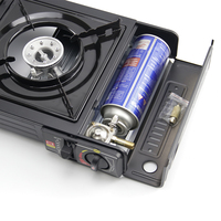 Réchaud à gaz portable à double brûleur pour le camping |   Réchaud portable au butane GEMTREK et cuisinière au GPL pour l'extérieur et la maison